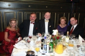 With the Major of Toruń, his Wife and the Speaker of the Kujawsko-Pomorskie Province, the host of the First Charity Ball, Toruń, Artus' Hall, February 2010