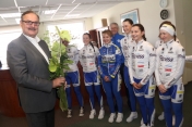 Imieninowe życzenia dla Pana Wojciecha od Nestle Fitness Cycling Team, kwiecień 2016
