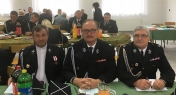 IV Summit of Volunteer Fire Department of Toruń - in the photo with a chaplain Piotr Siołkowski and Ryszard Korpalski, president of Volunteer Fire Department Lubicz, Szembekowo, October 2016